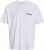 Jack & Jones Botaniq Crew Neck T-Shirt Bright White - Tričká - Nadrozmerné tričká - 2XL-14XL