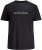 Jack & Jones Lavance Crew Neck T-Shirt Black Beauty - Tričká - Nadrozmerné tričká - 2XL-14XL