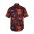 JP1880 Shirt Short Sleeve Linen Blend Red - Košele - Košele 2XL-10XL