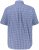 JP1880 Short Sleeve Check Print Traditional Shirt Blue - Košele - Košele 2XL-10XL