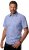 JP1880 Short Sleeve Check Print Traditional Shirt Blue - Košele - Košele 2XL-10XL