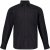 JP1880 Shirt Business Kent Collar Long Sleeve Black TALL - PÁNSKE OBLEČENIE MT-6XLT - Veľkosti pre VYSOKÝCH