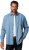 JP1880 Shirt Denim Long Sleeve Light Blue TALL - PÁNSKE OBLEČENIE MT-6XLT - Veľkosti pre VYSOKÝCH