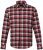 JP1880 Shirt Flannel Checked Long Sleeve Red TALL - PÁNSKE OBLEČENIE MT-6XLT - Veľkosti pre VYSOKÝCH