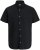 Jack & Jones Breeze Linen Short Sleeve Shirt Black - Košele - Košele 2XL-10XL