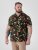 D555 Gordon Hawaiian AOP Cuvan Collar Resort Short Sleeve Black - Košele - Košele 2XL-10XL