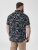 D555 Rick Geometric Print Short Sleeve Shirt Navy - Košele - Košele 2XL-10XL