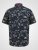 D555 Rick Geometric Print Short Sleeve Shirt Navy - Košele - Košele 2XL-10XL