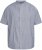 North Latitude 61164 Pruhovaná Košeľa so Stojačikom Sivá - Košele - Košele 2XL-10XL