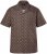JP1880 Boxy Cuba Short Sleeve Shirt Brown - Košele - Košele 2XL-10XL