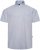 Kam Jeans 6334 Striped Grandad Short Sleeve Shirt Blue - Košele - Košele 2XL-10XL