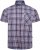 Kam Jeans 6339 Checked Short Sleeve Shirt Blue - Košele - Košele 2XL-10XL
