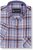 Kam Jeans 6339 Checked Short Sleeve Shirt Blue - Košele - Košele 2XL-10XL