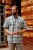 Kam Jeans 6339 Checked Short Sleeve Shirt Mineral Blue - Košele - Košele 2XL-10XL