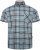 Kam Jeans 6339 Checked Short Sleeve Shirt Mineral Blue - Košele - Košele 2XL-10XL