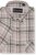 Kam Jeans 6339 Checked Short Sleeve Shirt Beige - Košele - Košele 2XL-10XL