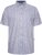 Kam Jeans 6345 Jewel Pattern Short Sleeve Shirt Blue - Košele - Košele 2XL-10XL