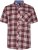 Kam Jeans 6368 Checked Short Sleeve Shirt Red - Košele - Košele 2XL-10XL