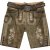 JP1880 Shorts Goat Suede with Belt Buckle Traditional Moss Green - Slávnostné oblečenie - Slávnostné oblečenie – Oslavujte štýlovo a pohodlne