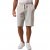 JP1880 Bermuda Sweatshorts Relaxed Fit Grey - Šortky - Šortky W40-W60