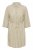 Kaffe Curve Milla Short Shirt Dress Chinchilla/Chalk Stripe - Mini šaty - 