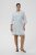 Kaffe Curve Mille Short Shirt Dress Nantucket Breeze Blue - Mini šaty - 