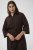 Kaffe Curve Mille Short Shirt Dress Black Coffee Brown - Mini šaty - 
