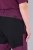 Ulla Popken HYPRAR Multifunctional Durable Inset Trekking Pants Dark Cherry Dark Cherry - Nohavice - Nohavice pre ženy vo veľkých veľkostiach