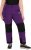 Ulla Popken HYPRAR Multifunctional Durable Inset Trekking Pants Plum - Džíny & Nohavice vo Veľkých Veľkostiach – Plus Size - 