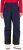 Ulla Popken Performance Trousers Waterproof Zip Pockets Snow Gaiter Navy - Džíny & Nohavice vo Veľkých Veľkostiach – Plus Size - 