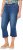 Ulla Popken Cropped Flared Eyelet Jeans Denim Blue - Džíny & Nohavice vo Veľkých Veľkostiach – Plus Size - 