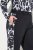 Ulla Popken Hyprar Functional Trousers Waterproof Velcro Closure Snow Gaiter Black - Lyžiarske oblečenie - 