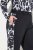 Ulla Popken Hyprar Functional Trousers Waterproof Velcro Closure Snow Gaiter Black - Lyžiarske oblečenie - 