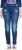 Ulla Popken Lightly Distressed Stretch Fit Jeans Blue Denim - Džíny & Nohavice vo Veľkých Veľkostiach – Plus Size - 
