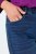 Ulla Popken Rhinestone Seam Stretch Fit Jeans Blue Denim - Džínsy - Dámske džínsy veľkých veľkostí