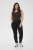 Kaffe Curve Lena Slim Jeans Black Deep - Džínsy - 
