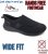 D555 Shelvey Kingsize Open Top Knitted Shoe Black - Tenisky - 