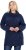 Ulla Popken Space Yarn Oversized Turtleneck Sweater Blue - Mikiny & mikiny bez kapucne - 