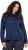 Ulla Popken Textured Glitter Embroidery Oversized Sweater Ink Blue - Mikiny & mikiny bez kapucne - 