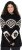 Ulla Popken Aztec Pattern Turtleneck Sweater Black - Mikiny & mikiny bez kapucne - 