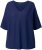Ulla Popken Oversized 3/4 Sleeve V-Neck Sweater Navy - Mikiny & mikiny bez kapucne - 