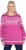 Ulla Popken Norwegian Style Pastel Tone Long Sleeve Sweater Summer Berry - Mikiny & mikiny bez kapucne - 