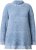 Ulla Popken Blanket Stitch Oversized Turtleneck Sweater Dove Blue - Mikiny & mikiny bez kapucne - 