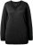 Ulla Popken Casual V-Neck Long Sleeve Sweater Black - Mikiny & mikiny bez kapucne - 