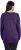 Ulla Popken Casual V-Neck Long Sleeve Sweater Deep Violet - Mikiny & mikiny bez kapucne - 