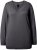 Ulla Popken Casual V-Neck Long Sleeve Sweater Charcoal Grey Melange - Mikiny & mikiny bez kapucne - 