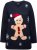 Ulla Popken Gingerbread Man Christmas Sweater Navy - Mikiny & mikiny bez kapucne - 