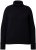 Ulla Popken Turtleneck Sweater with Ribbed Inserts Black - Mikiny & mikiny bez kapucne - 