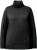 Ulla Popken Turtleneck Ribbed Trim Long Sleeve Sweater Black - Mikiny & mikiny bez kapucne - 
