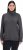 Ulla Popken Turtleneck Ribbed Trim Long Sleeve Sweater Charcoal Grey Melange - Mikiny & mikiny bez kapucne - 